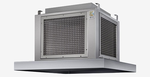 KEES Drop Box Diffuser 4 way blow pattern with grilles and drain pan KEES Drop Box Diffuser 4 way blow pattern with grilles and drain pan