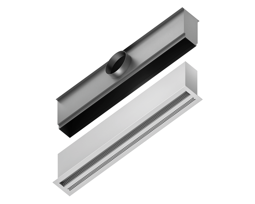 KEES risk-resistant linear slot diffuser